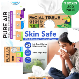 2Ply Facial Tissue Box 100 Pulls - (Pack of 3)